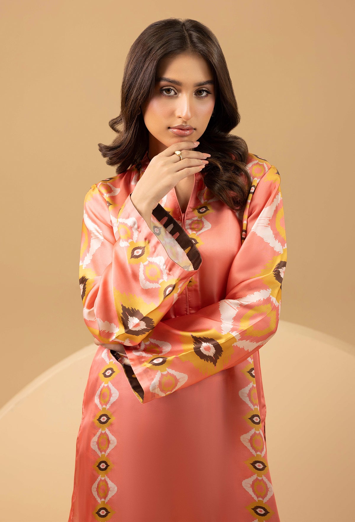 2 Piece – Printed Shamoz Silk