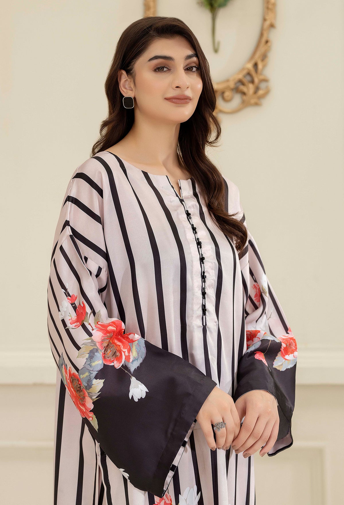 2 Piece – Printed Shamoz Silk