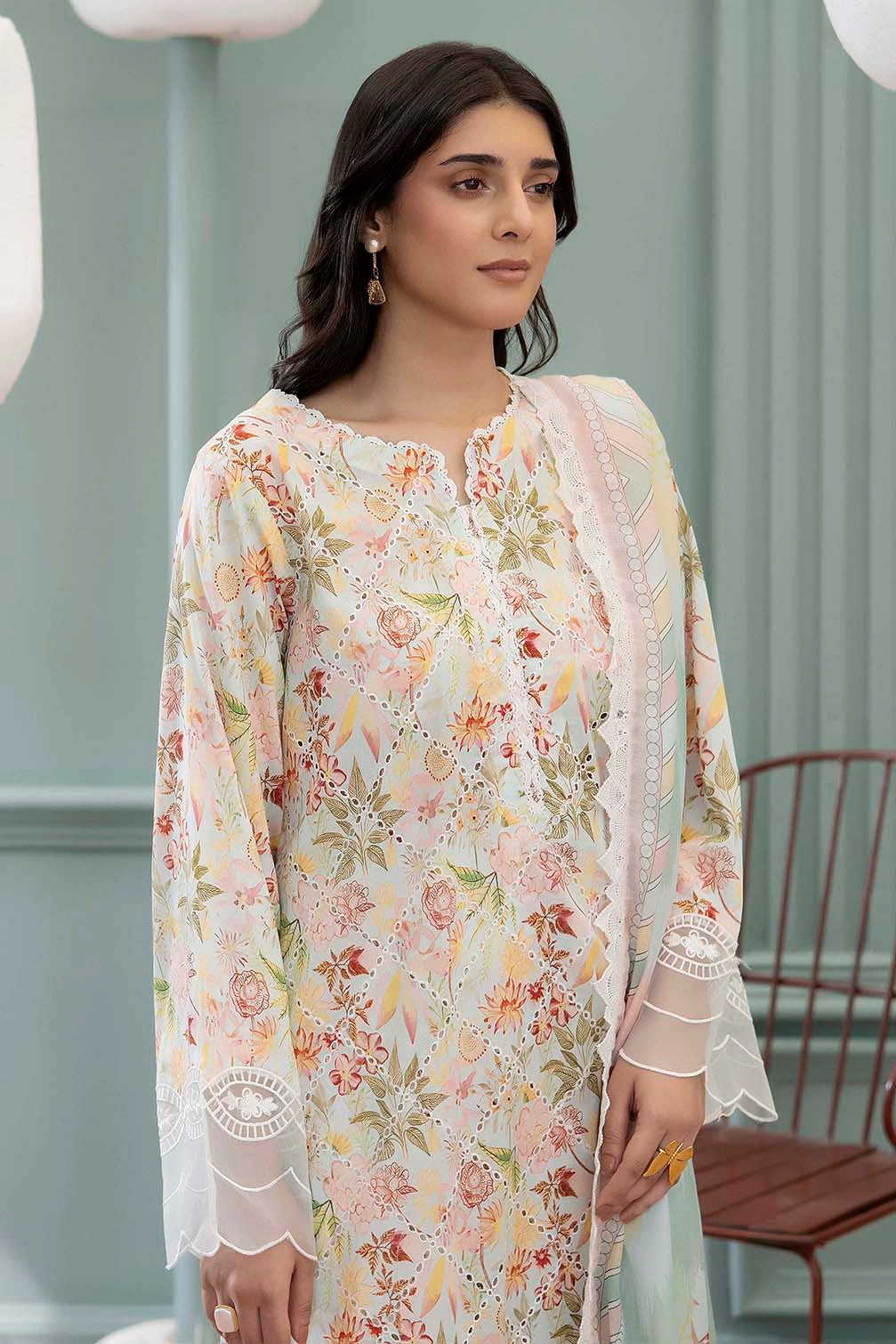3 Piece – Printed Lawn