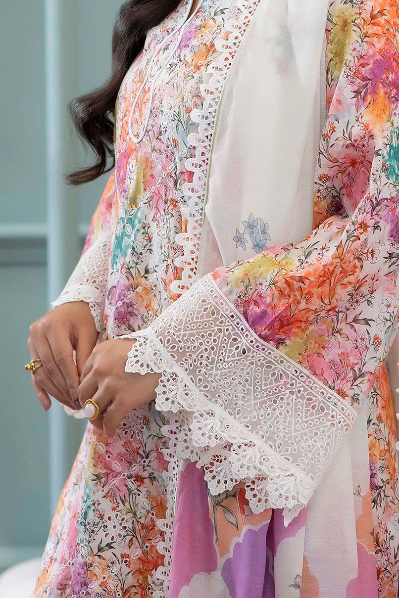 3 Piece – Printed Lawn
