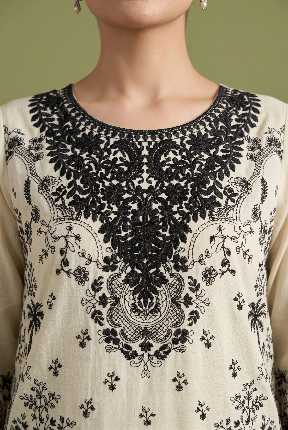 3 Piece – Printed Lawn