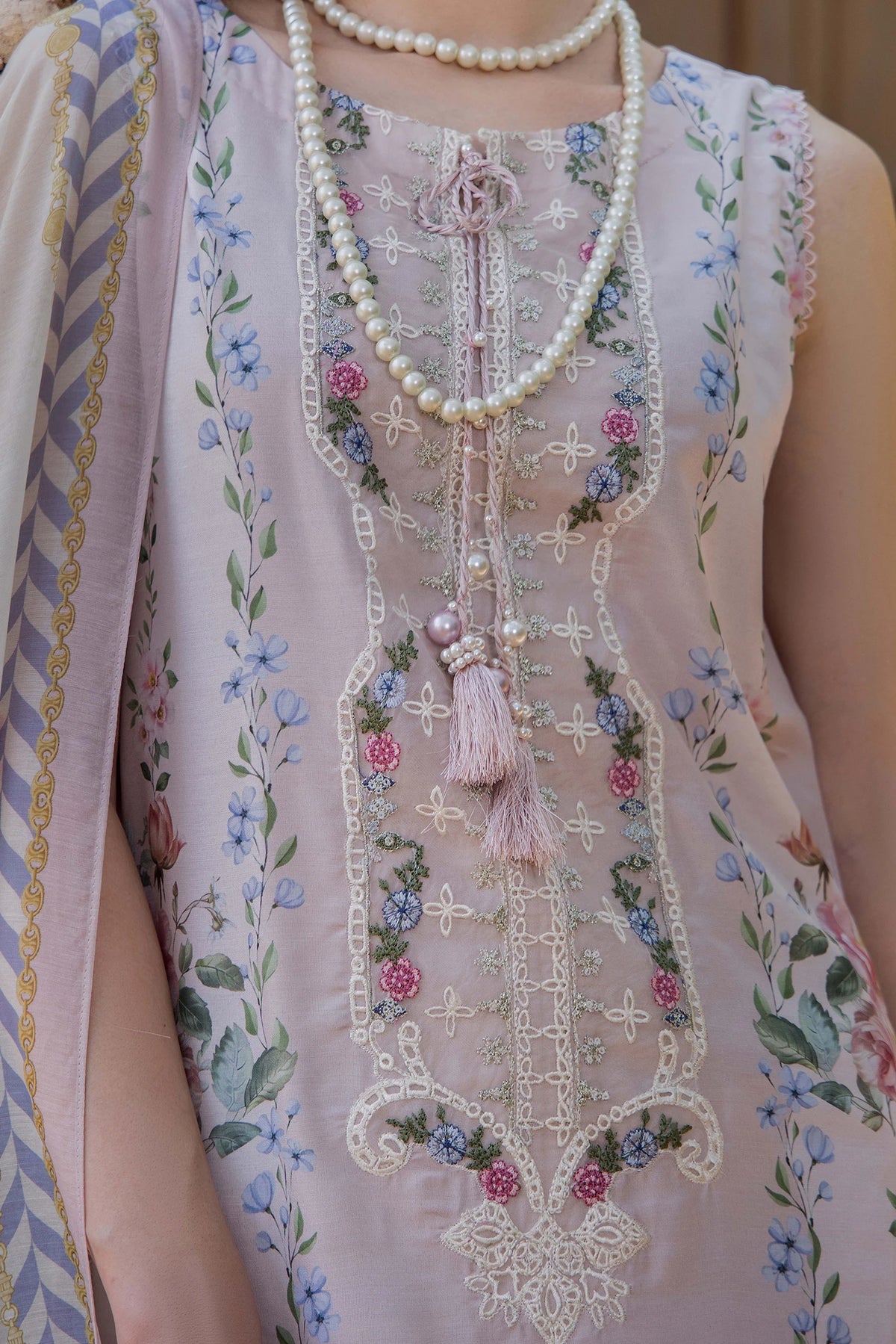 3 Piece – Printed Lawn