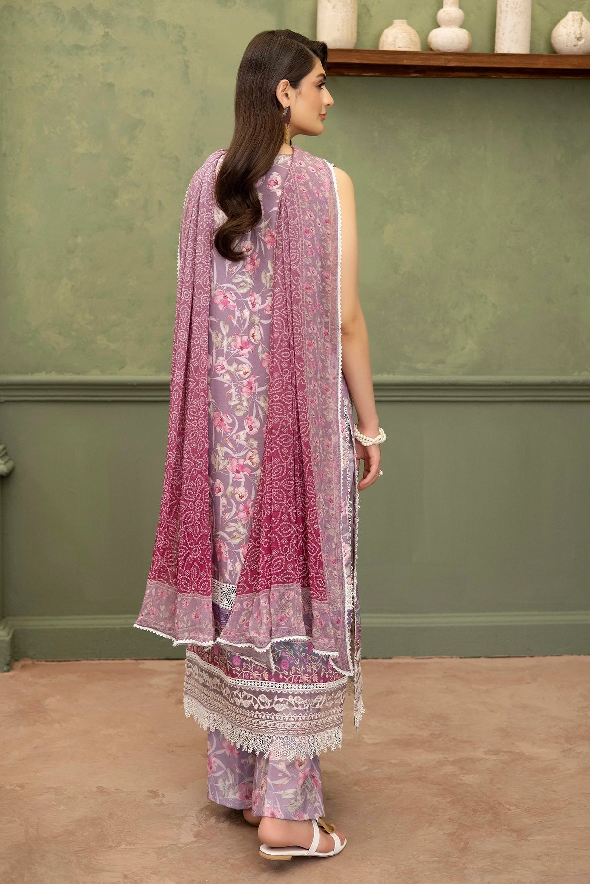 3 Piece – Printed Lawn