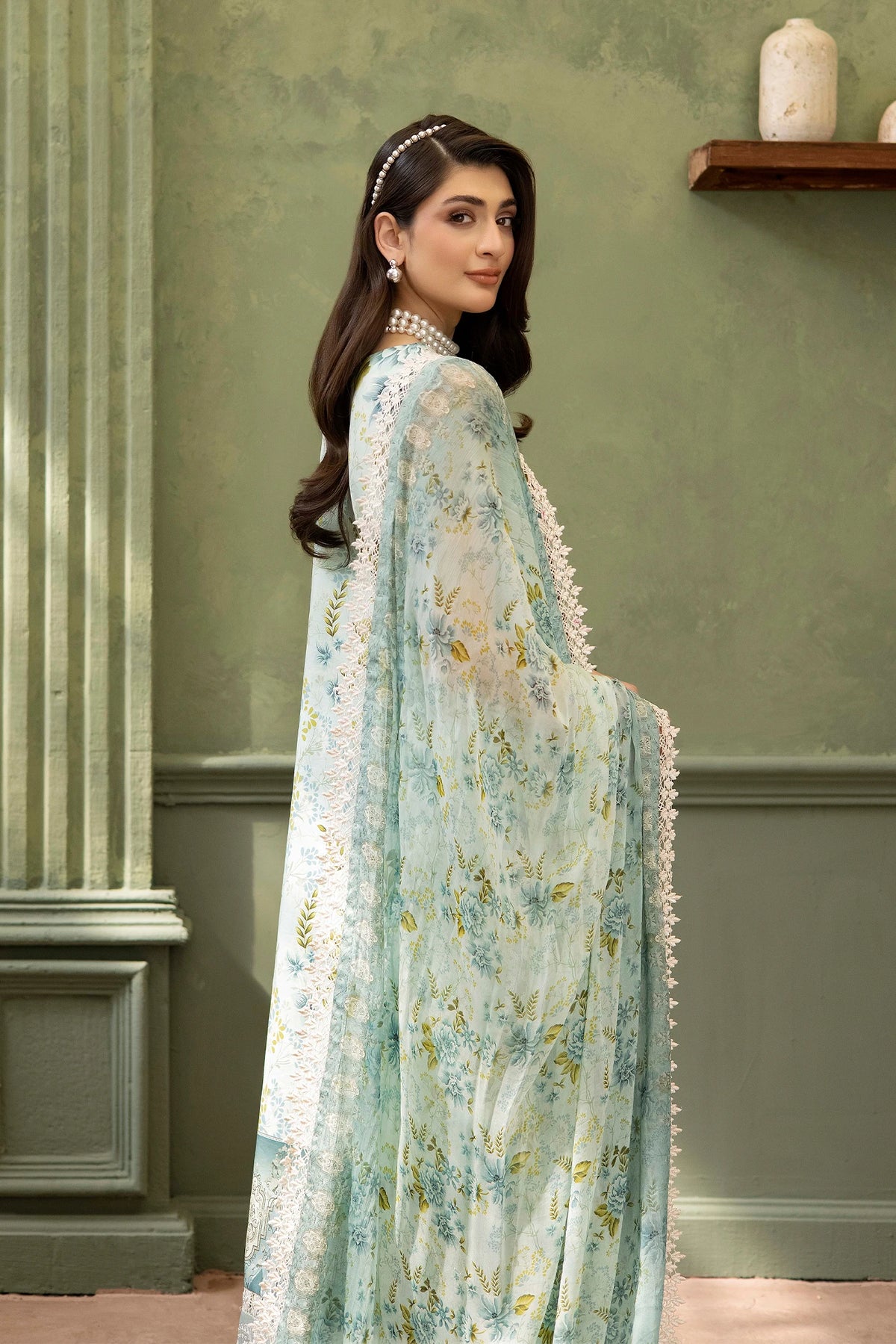 3 Piece – Printed Lawn
