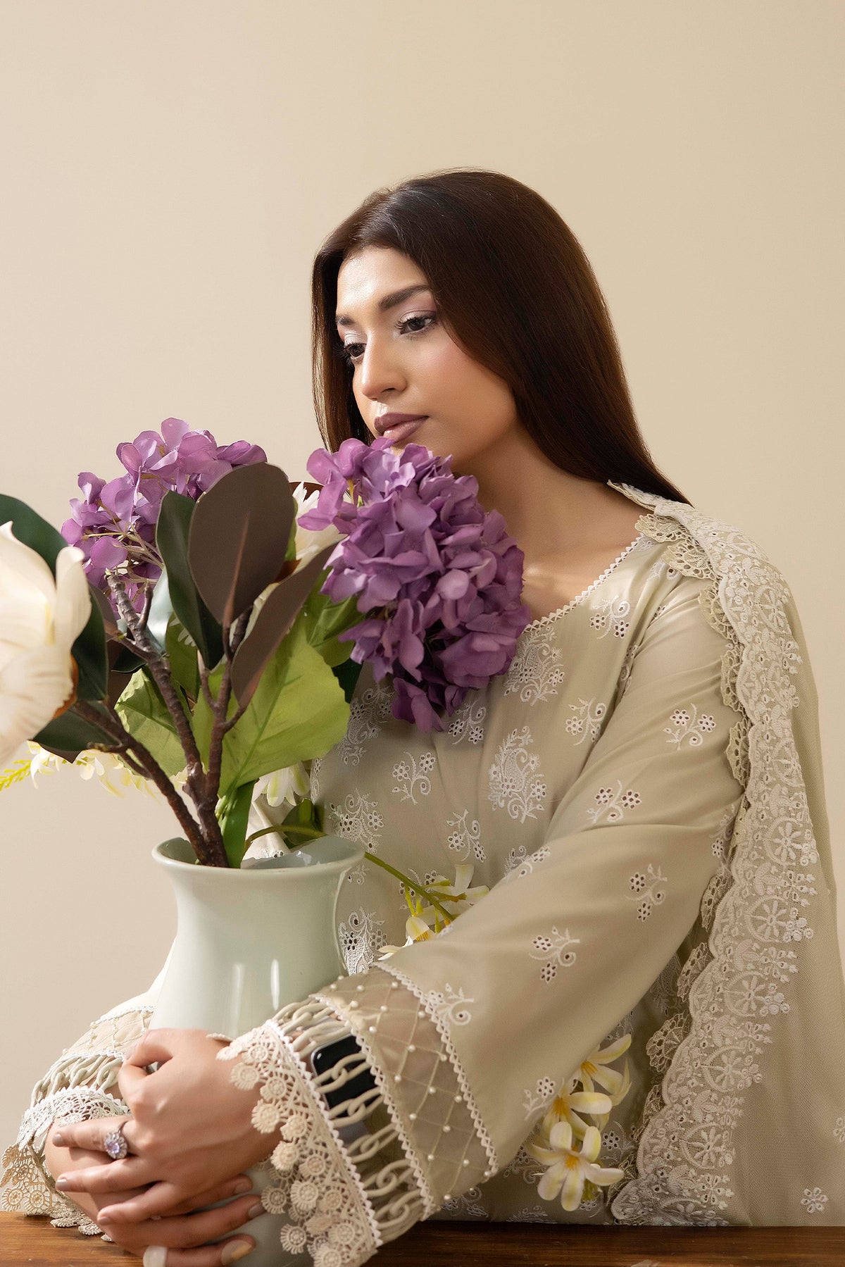3 Piece – Embroidered Lawn