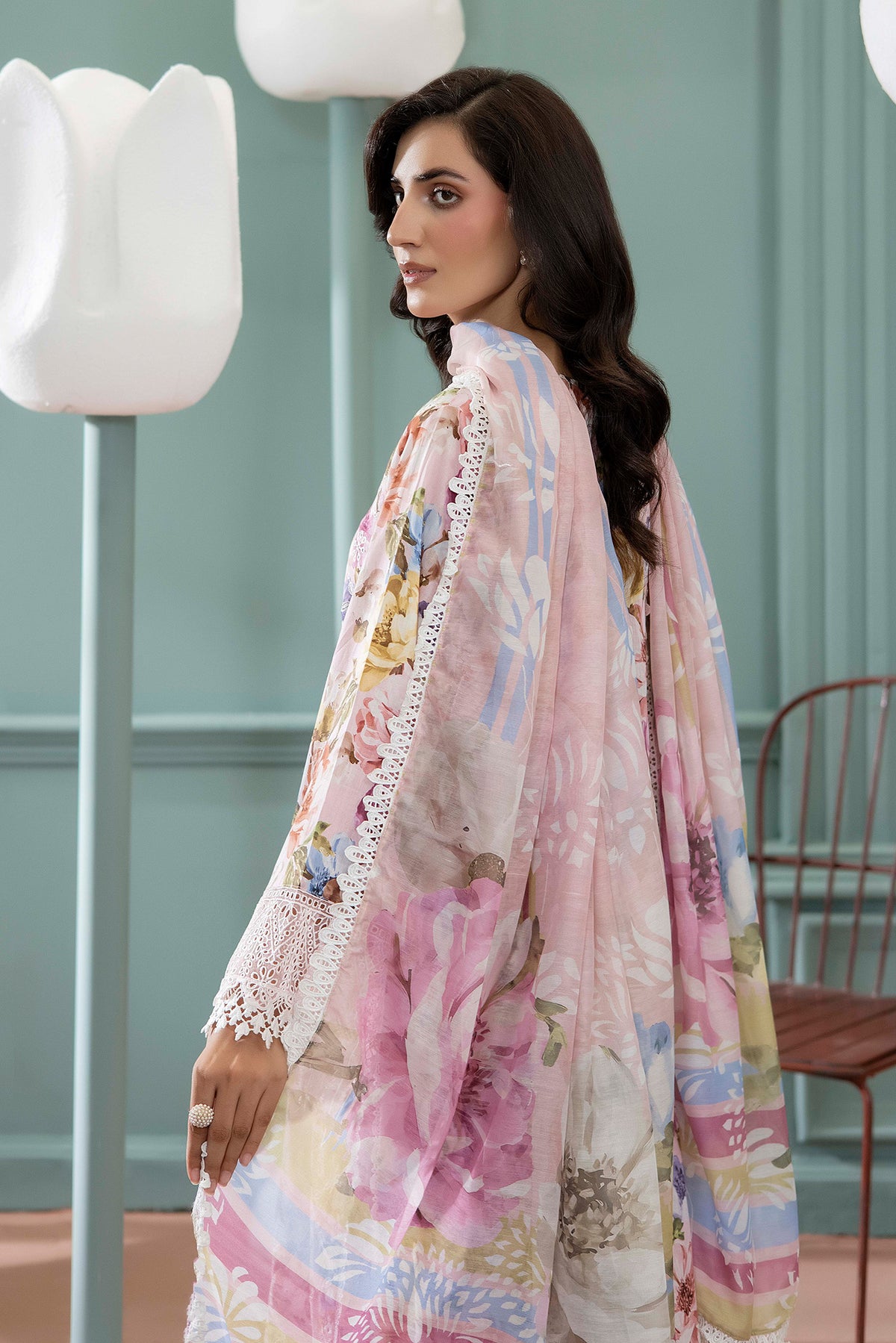 3 Piece – Printed Lawn
