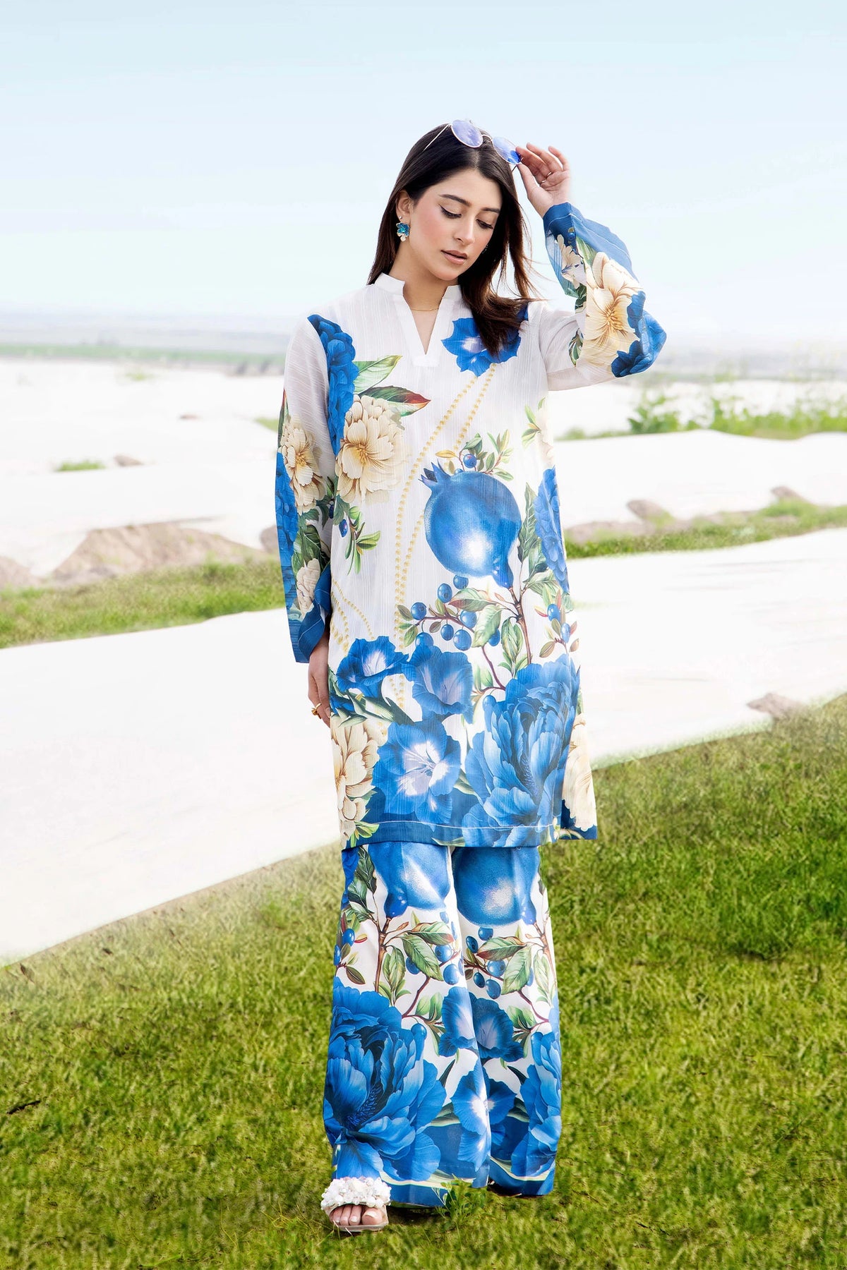 2 Piece – Printed Jacquard