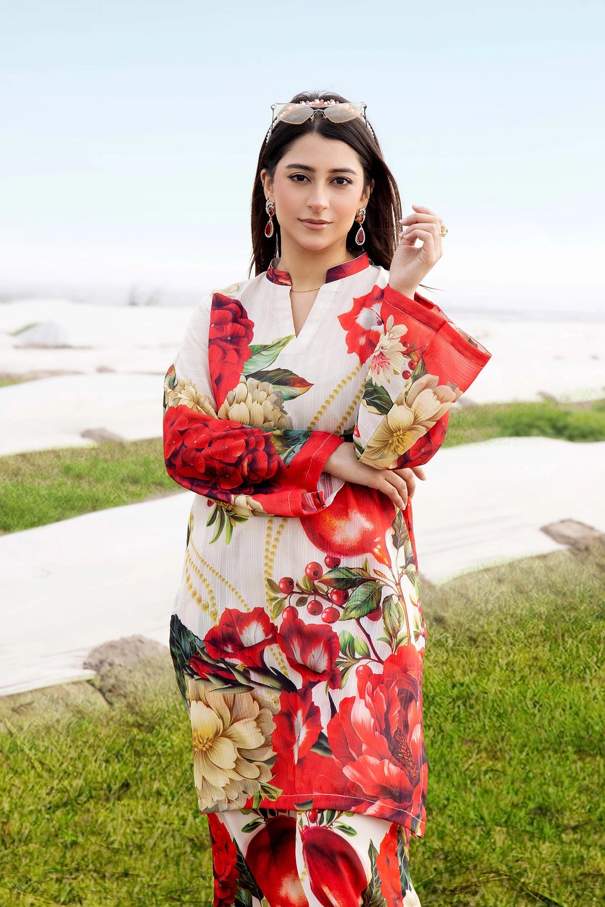 2 Piece – Printed Jacquard