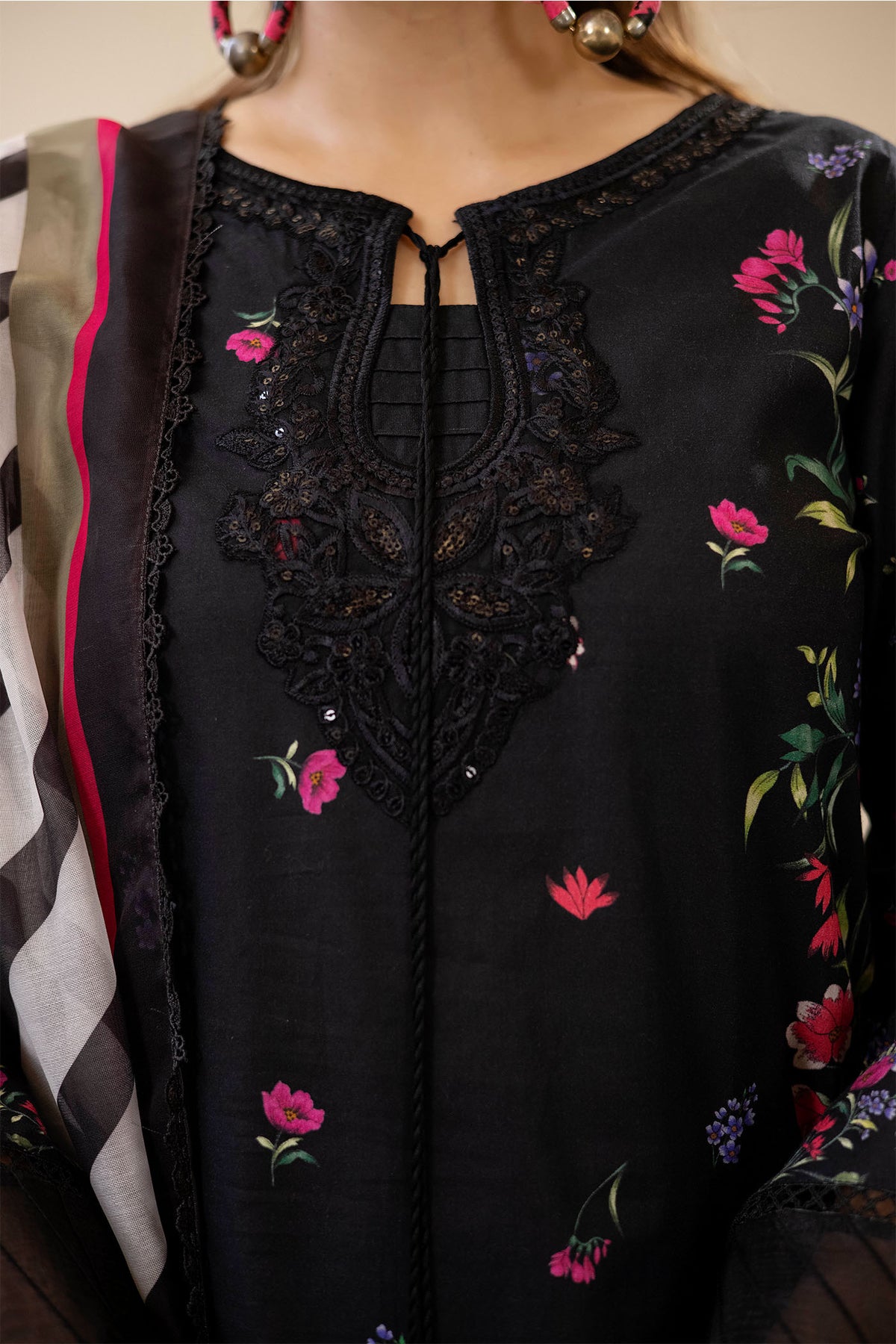 3 Piece – Printed Lawn