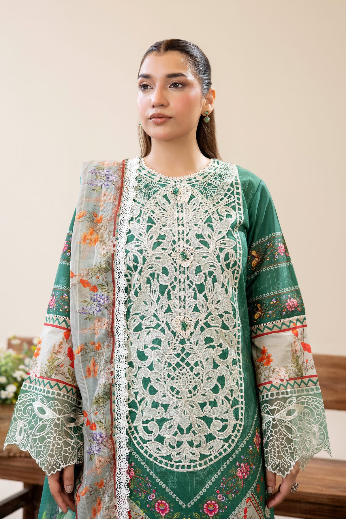 3 Piece – Printed Lawn