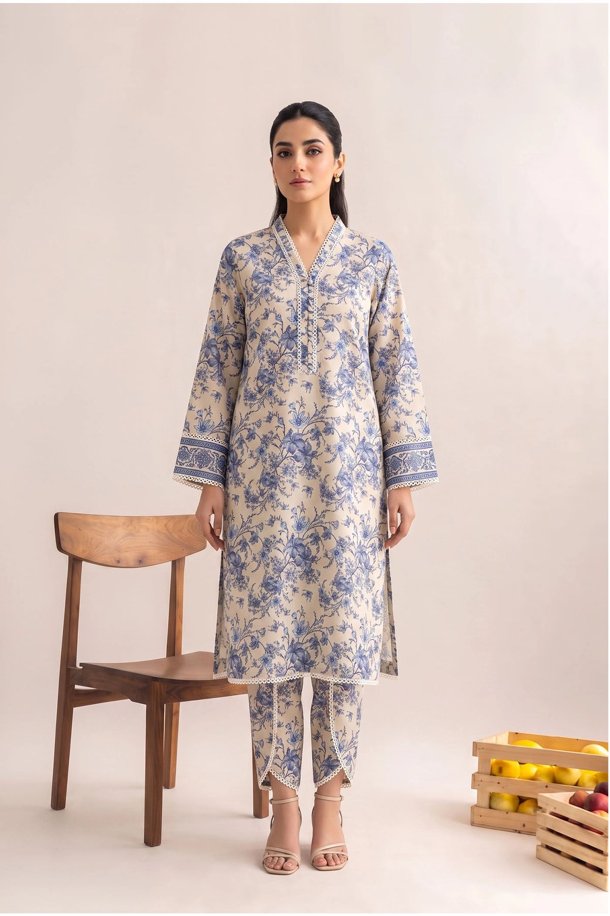 2 Piece – Printed Lawn