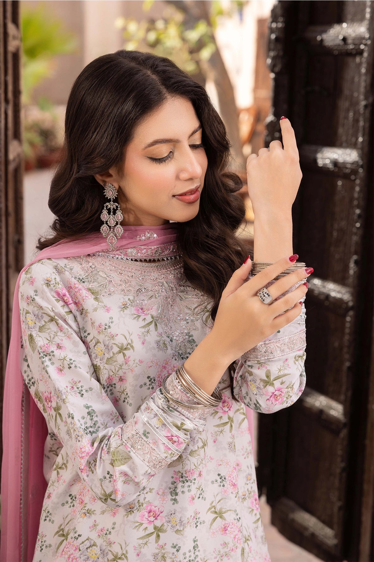 3 Piece – Printed Lawn