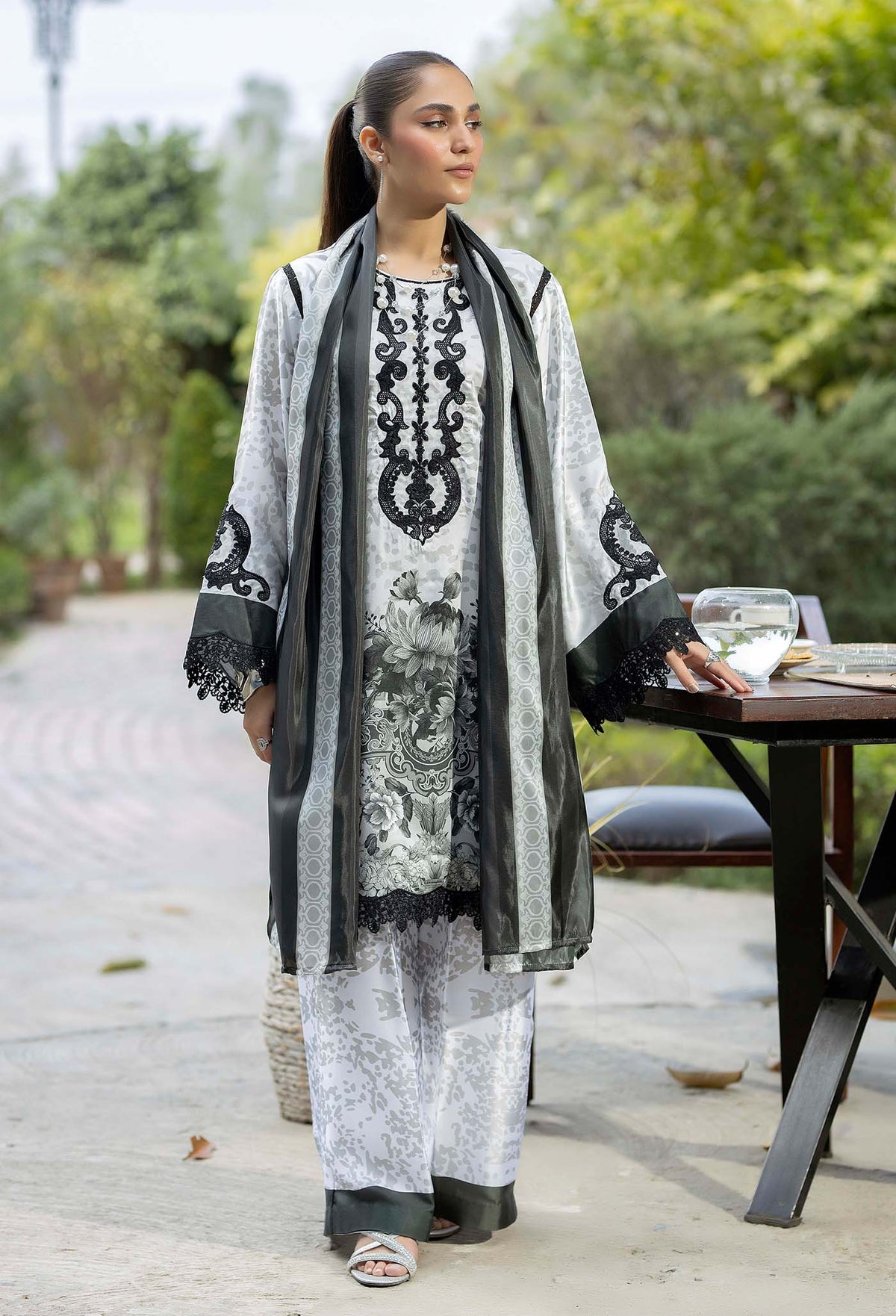 ADAN'S SILK UNSTITCHED SHAMOZ