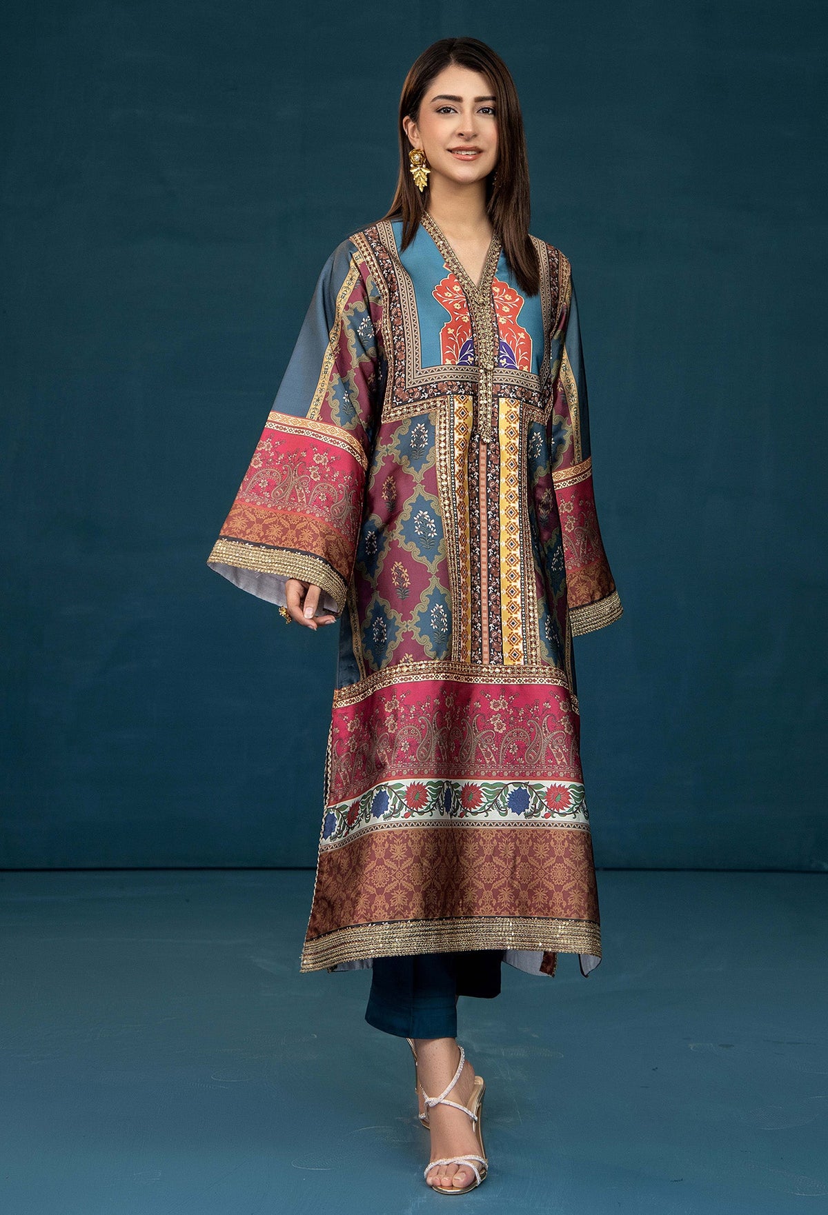 ETHNICIA UNSTITCHED SILK SHIRT