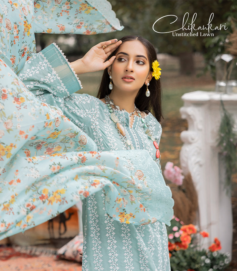 Chikankari | Chikankari Lawn | AdansLibas