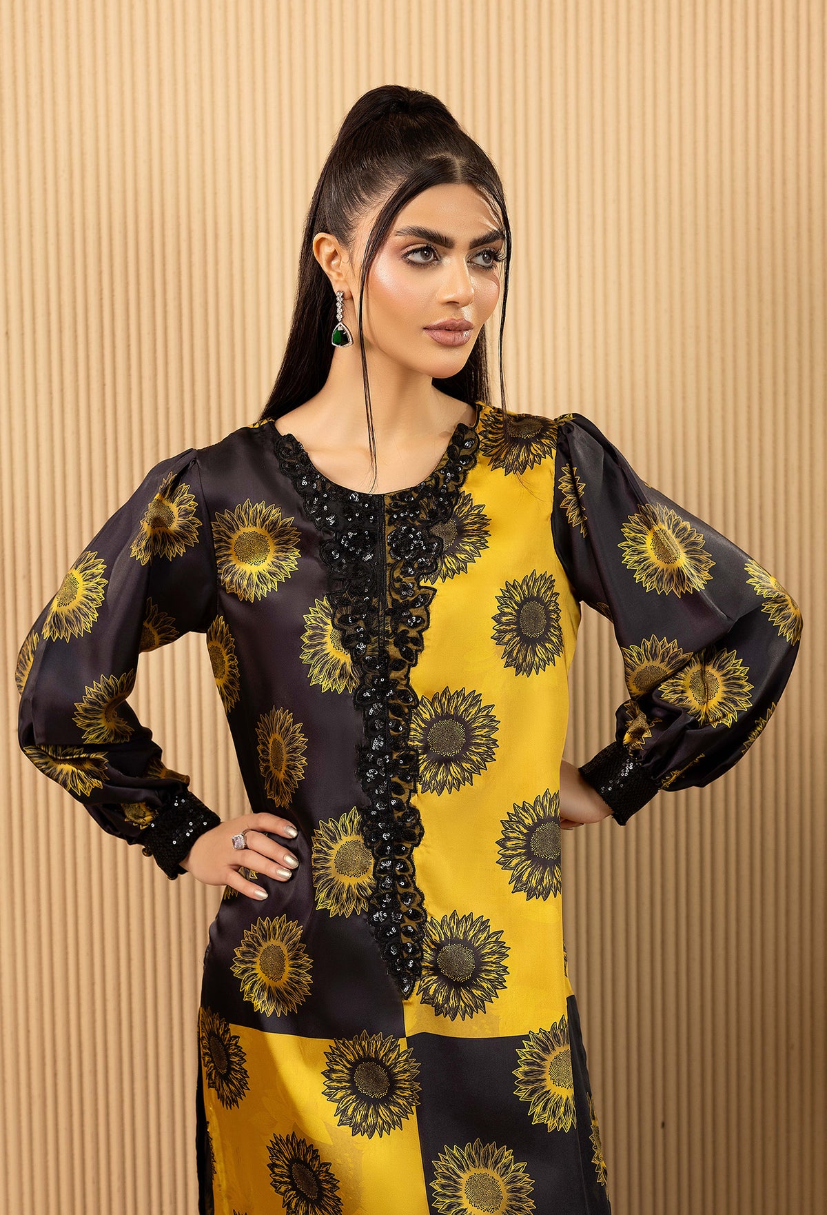 2 Piece – Printed Shamoz Silk