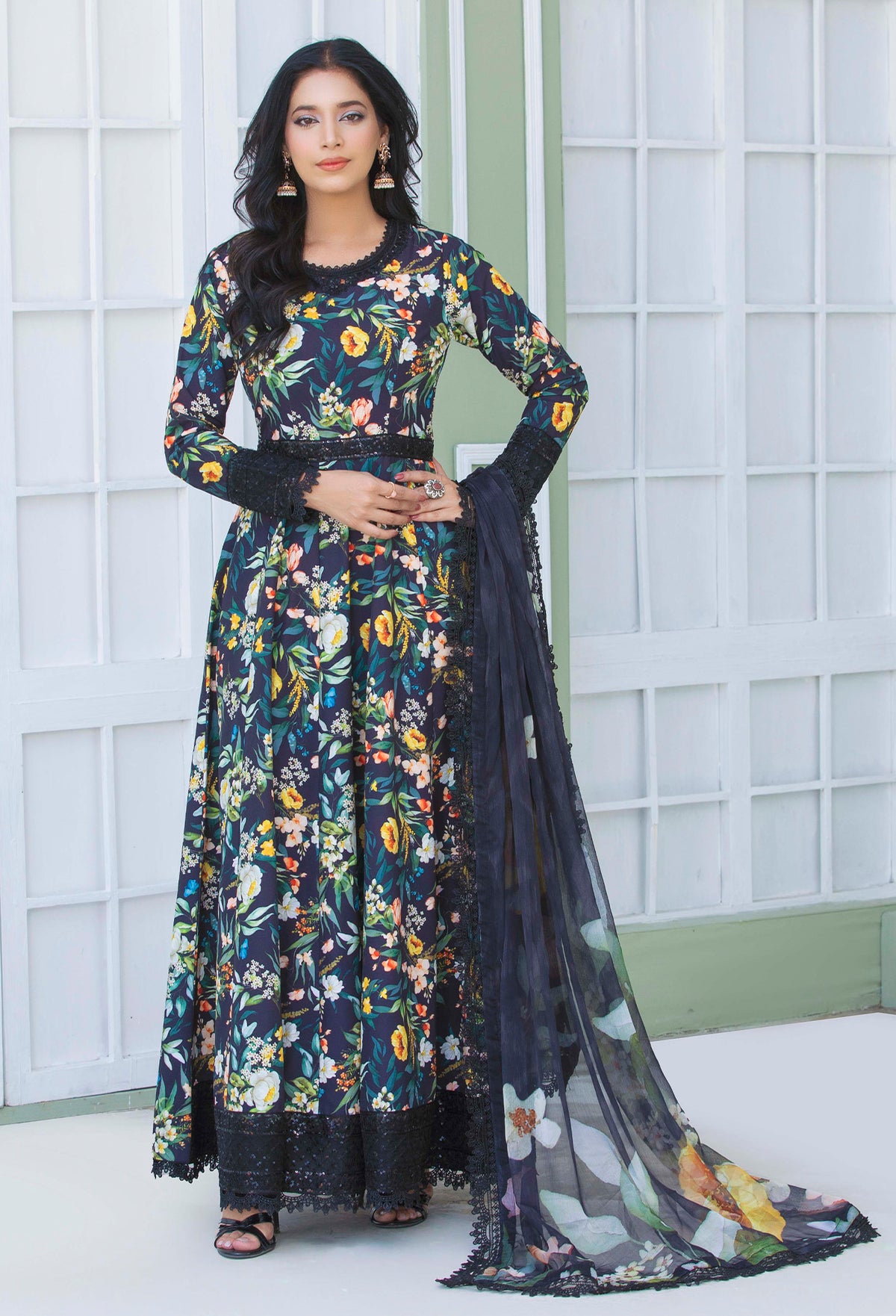 3 Piece – Printed Khaddar