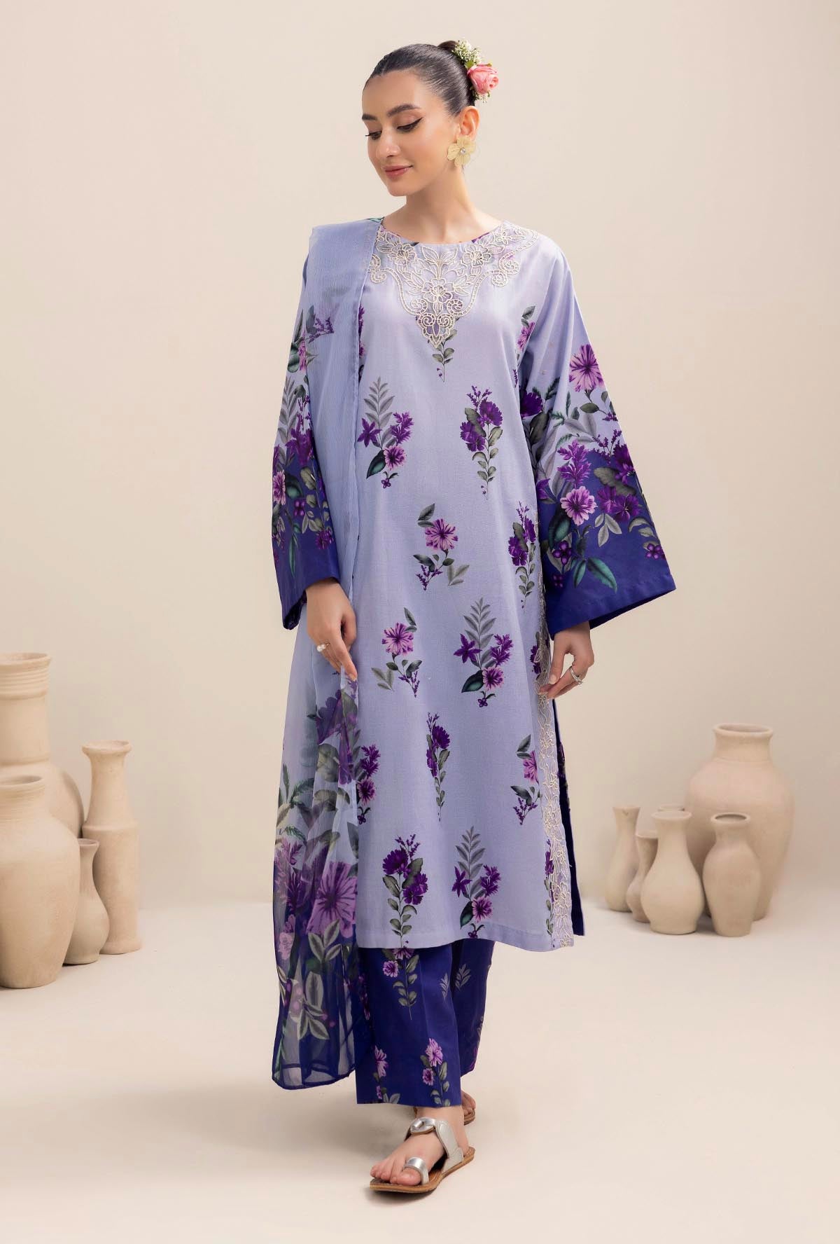 1 Piece – Embroidered Khaddar