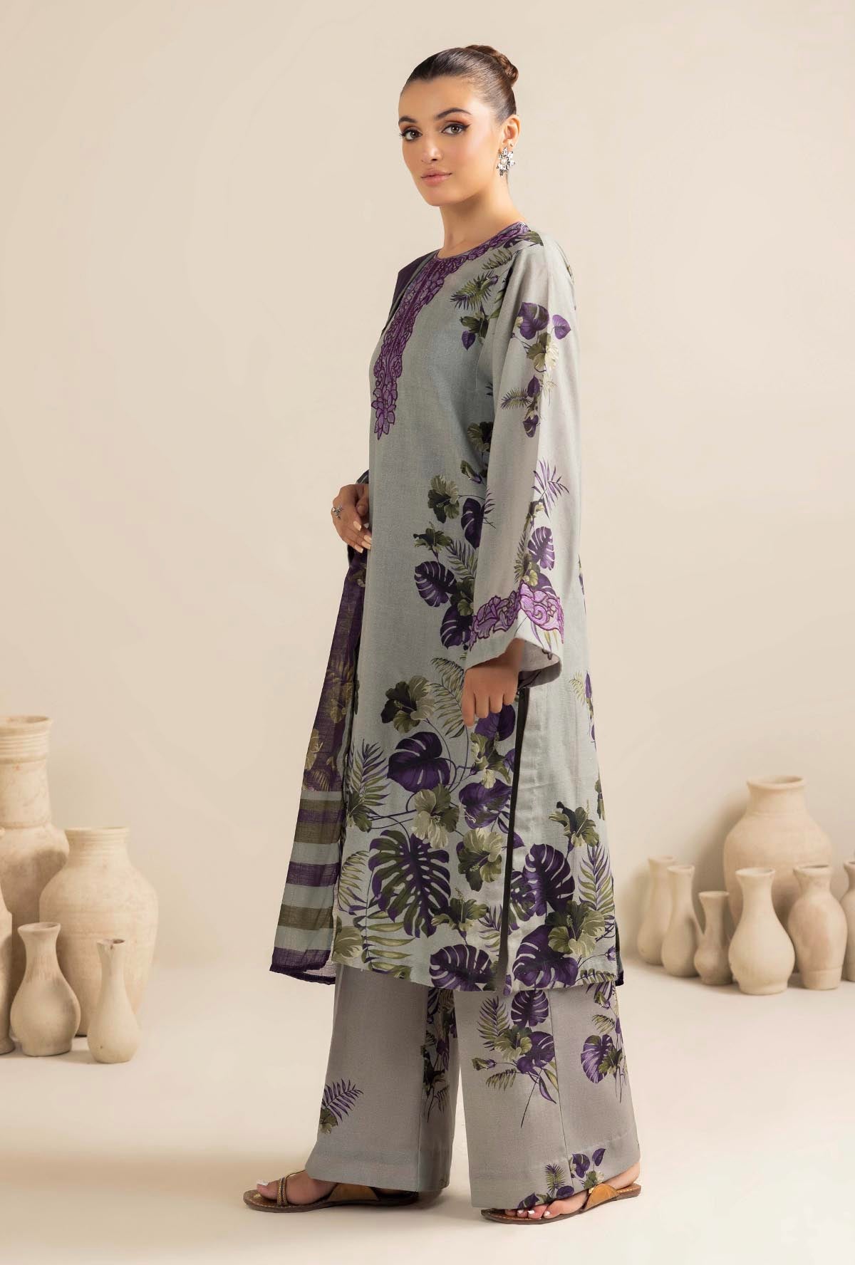 1 Piece – Embroidered Khaddar