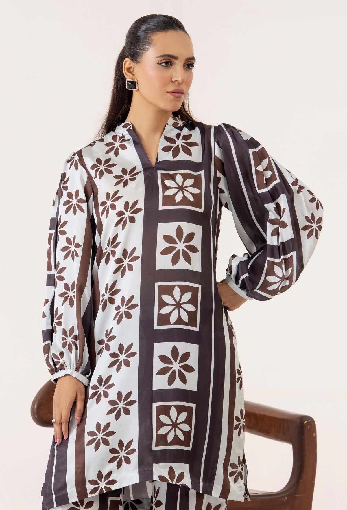 2 Piece – Printed Shamoz Silk