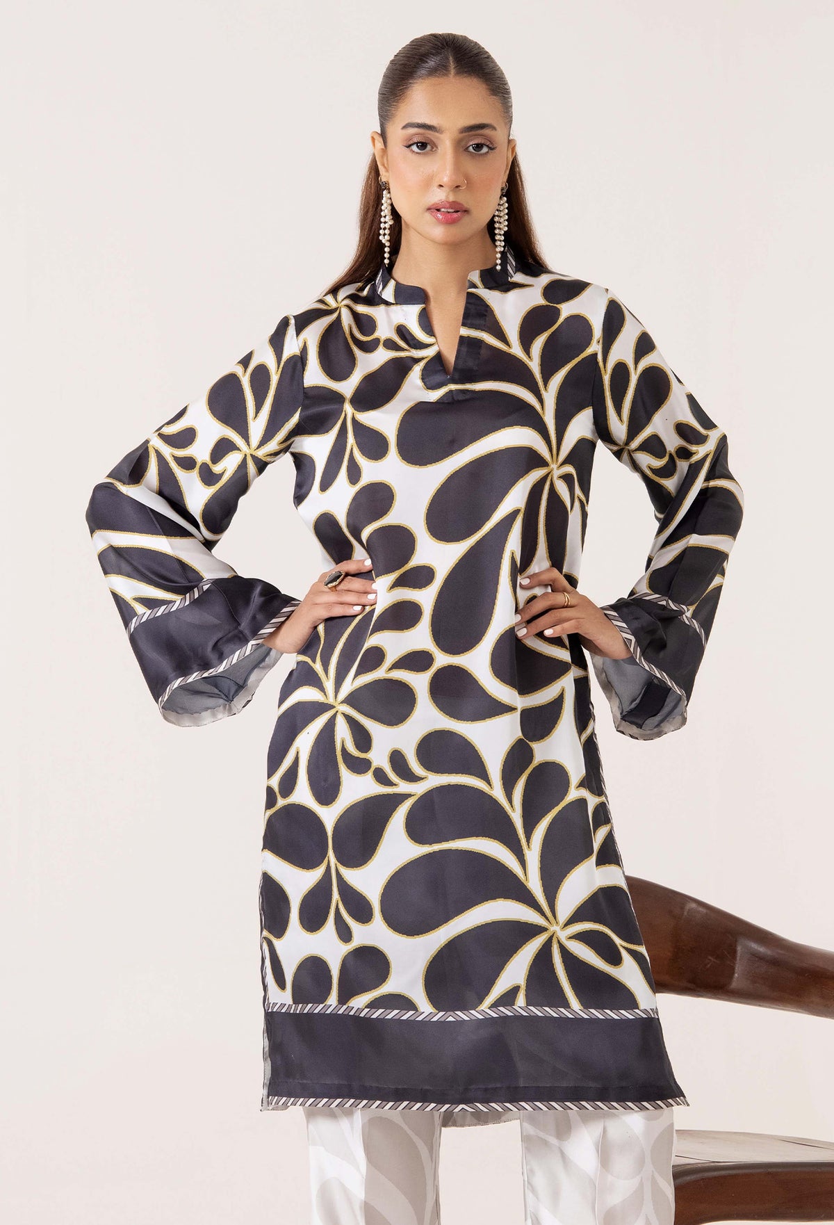 2 Piece – Printed Shamoz Silk