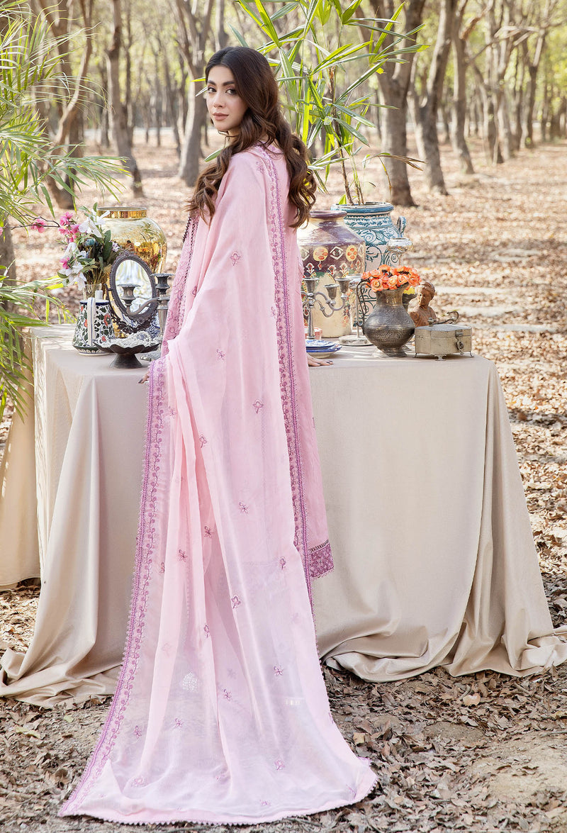 Blossom Unstitched Embroidered Lawn by Adan's Libas