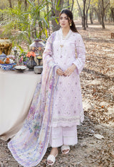 Blossom Unstitched Embroidered Lawn by Adan's Libas