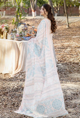 Blossom Unstitched Embroidered Lawn by Adan's Libas