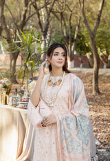 Blossom Unstitched Embroidered Lawn by Adan's Libas