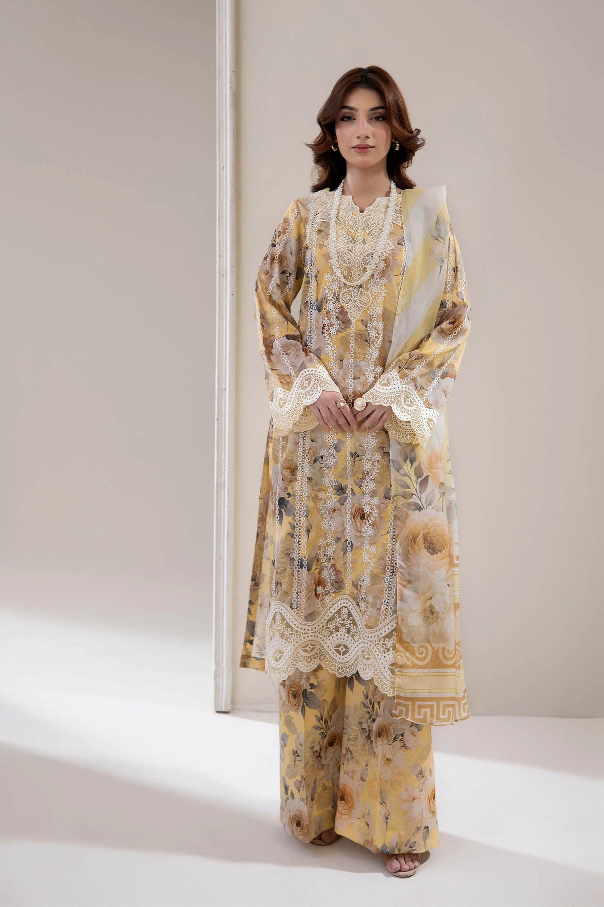 3 Piece – Embroidered Lawn