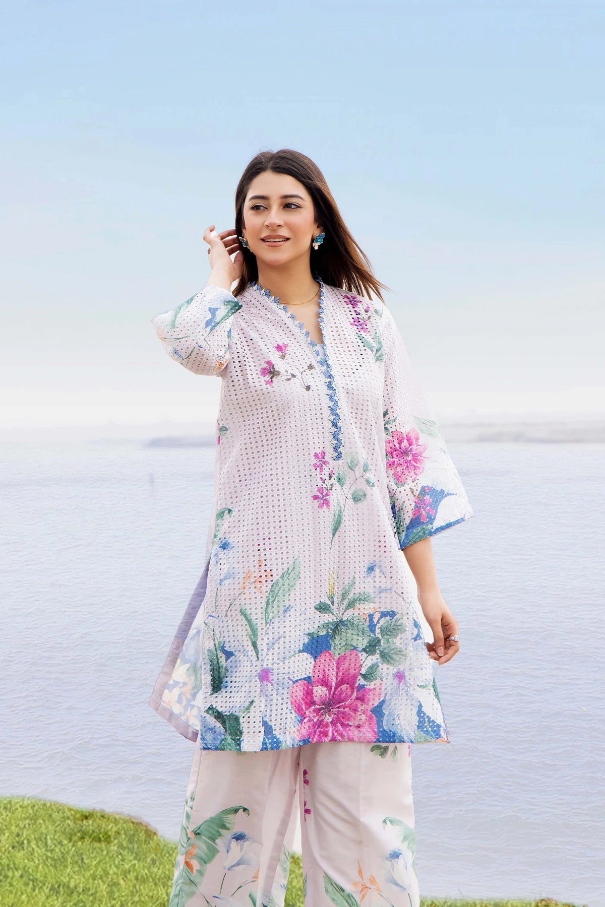 2 Piece – Embroidered Jacquard