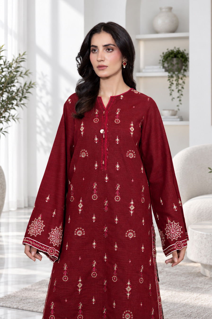 2 PIECE - EMBROIDERED KHADDAR