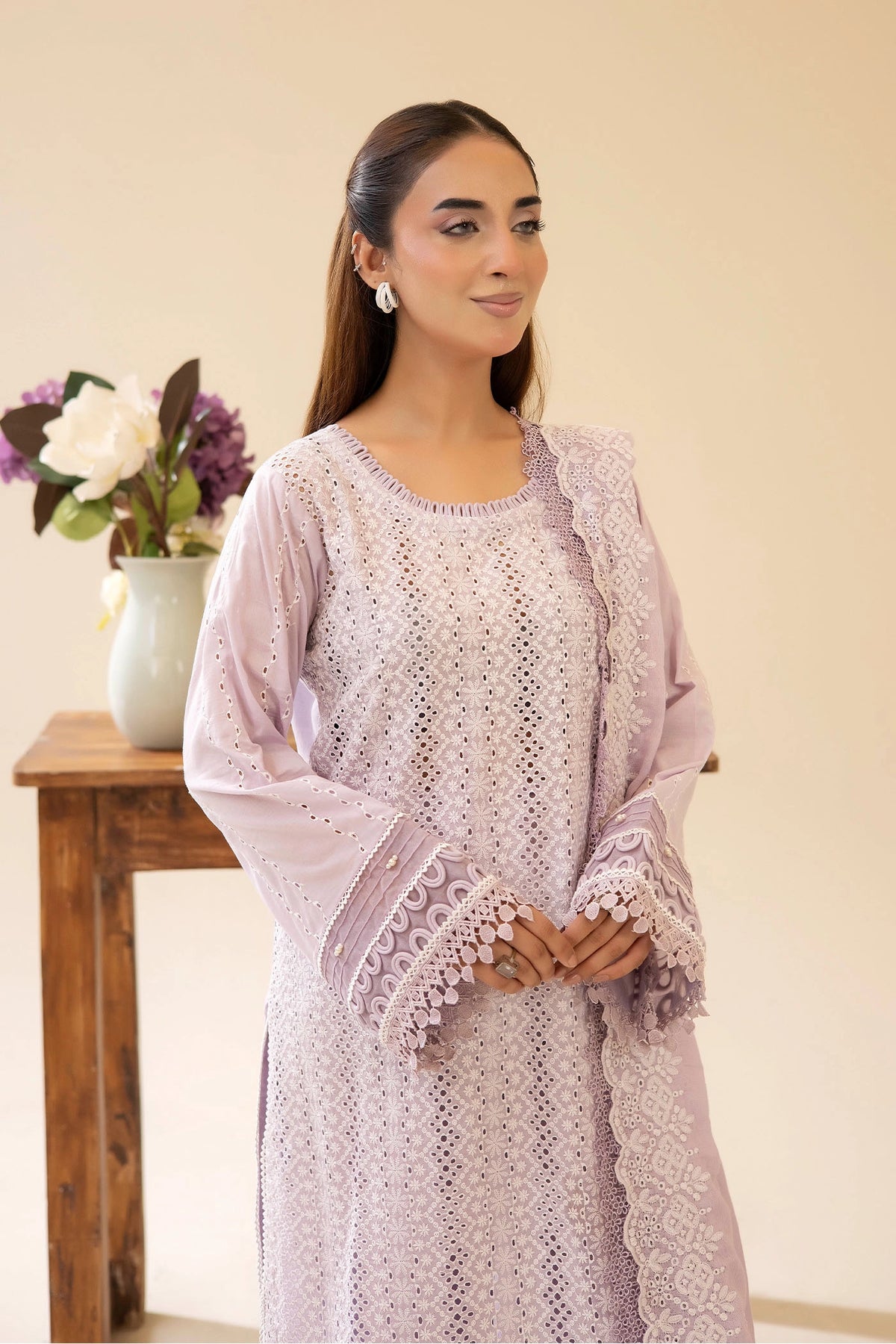 3 Piece – Embroidered Lawn