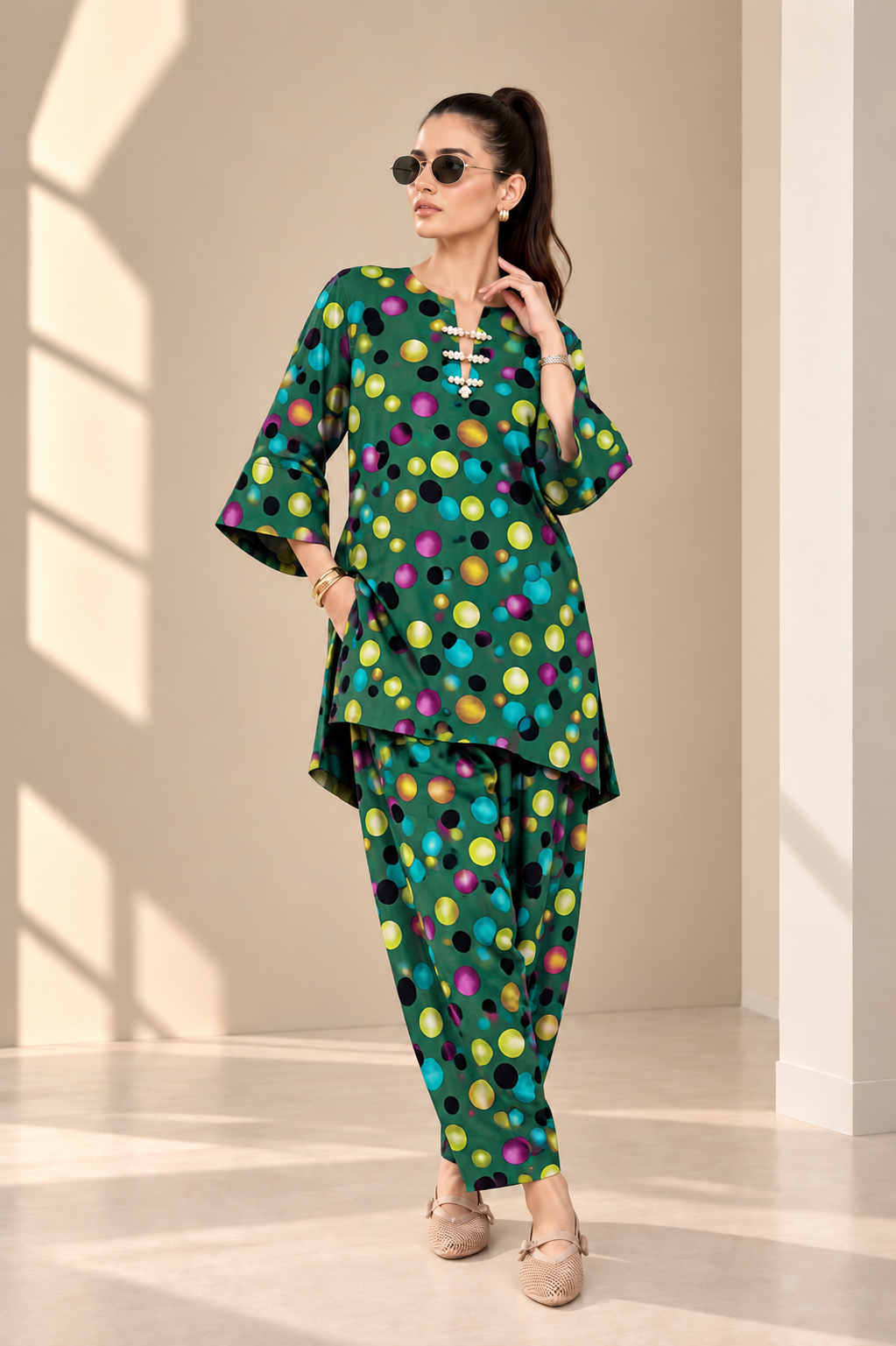 2 Piece – Printed Linen