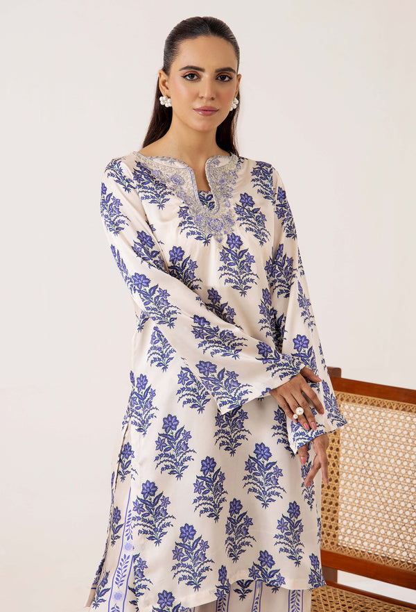 2-PC EMB SILK 7630