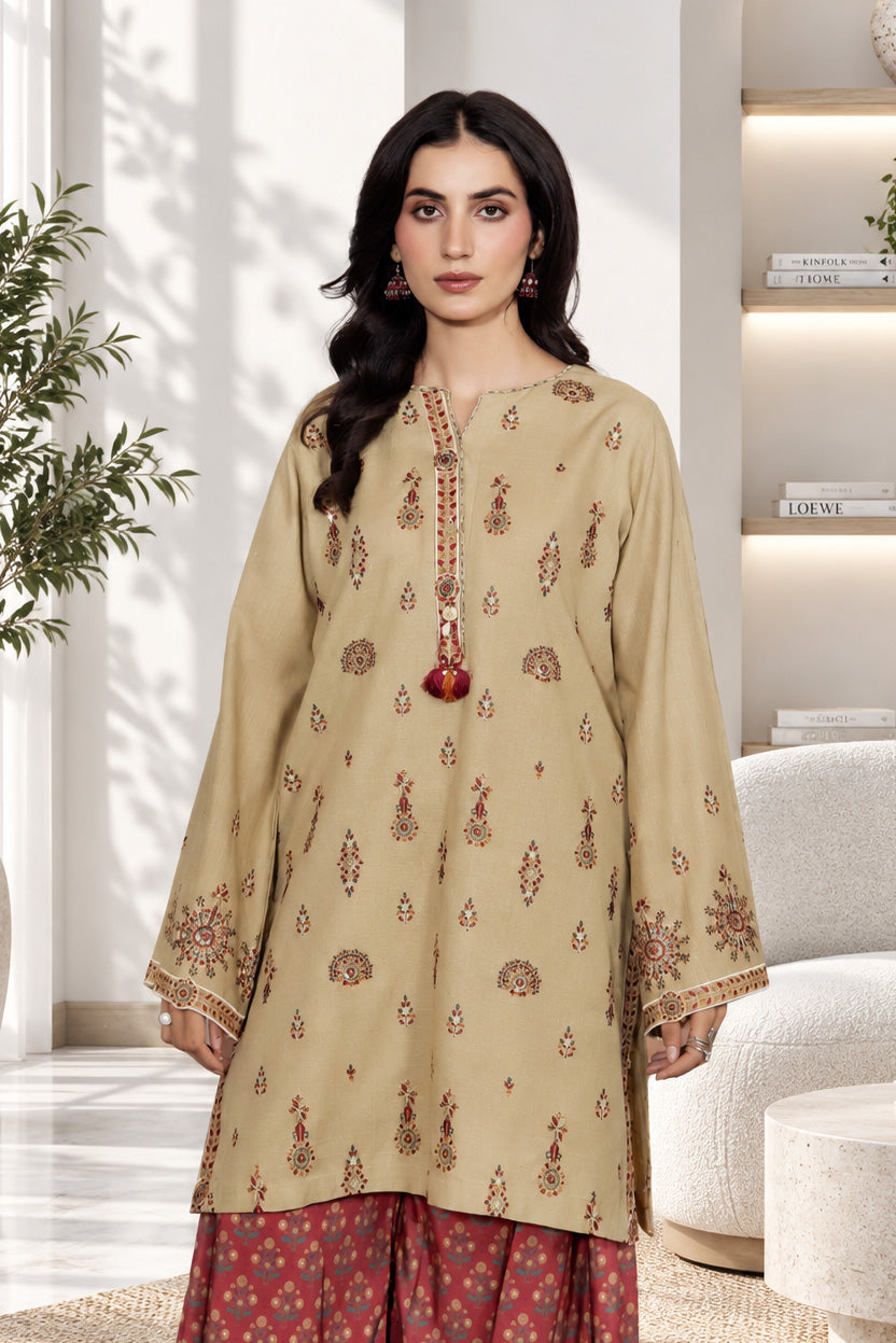2 PIECE - EMBROIDERED KHADDAR