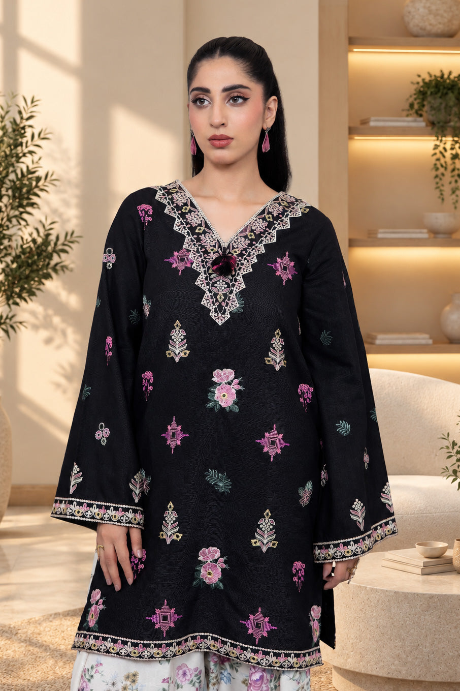 2 PIECE - EMBROIDERED KHADDAR