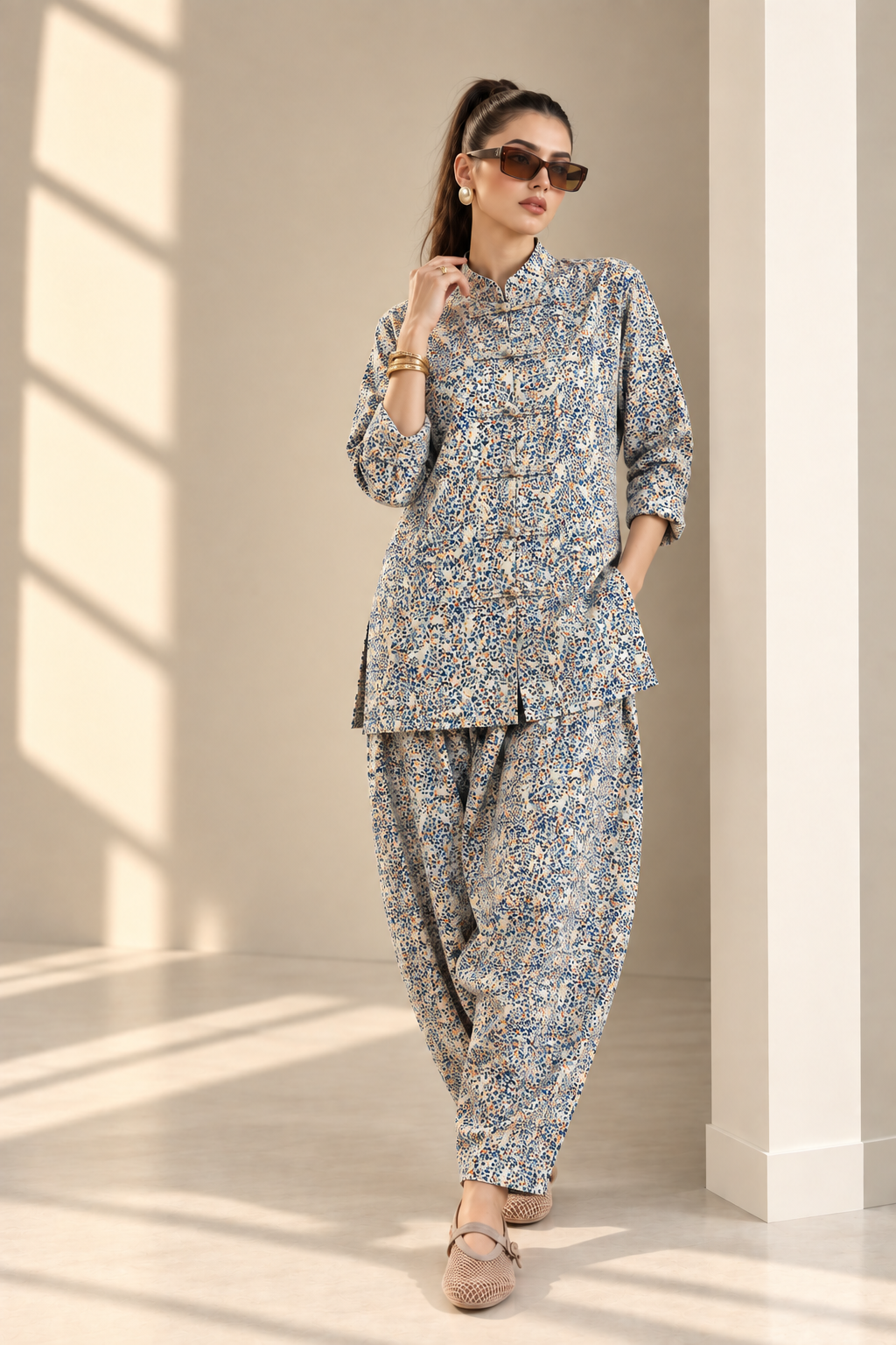 2 Piece – Printed Linen