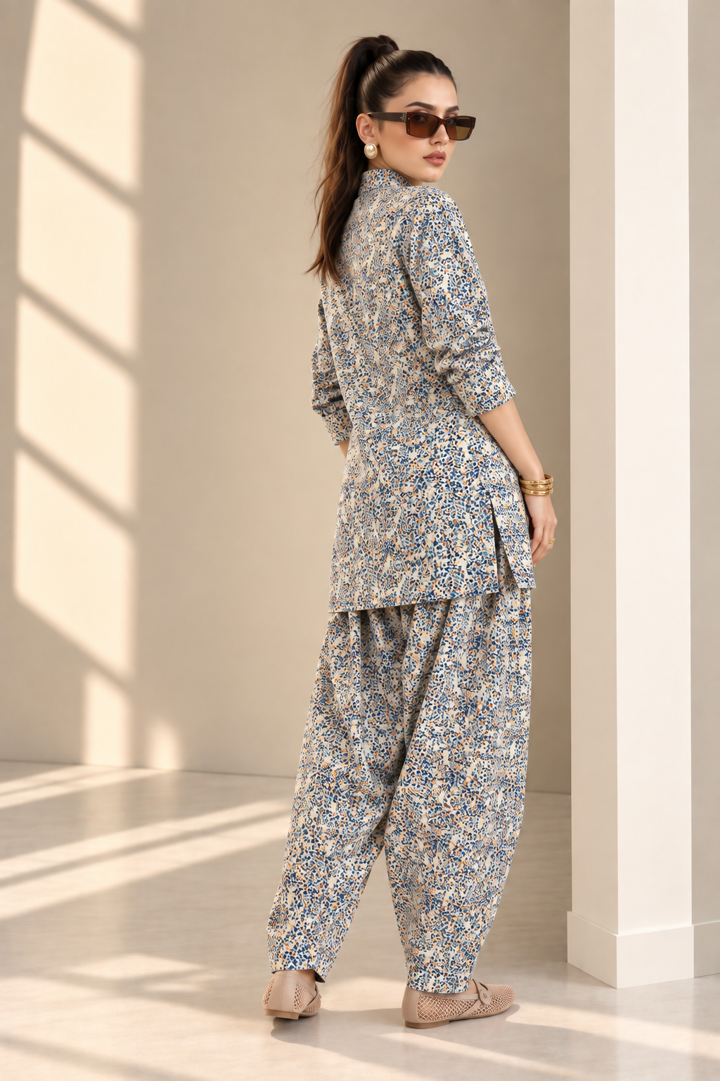 2 Piece – Printed Linen