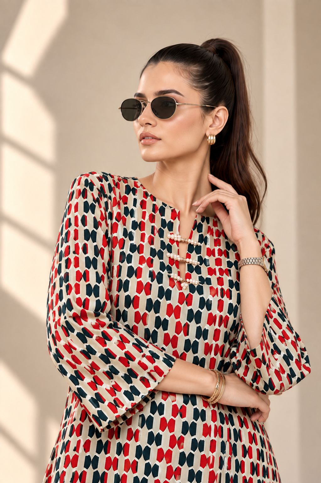 2 Piece – Printed Linen