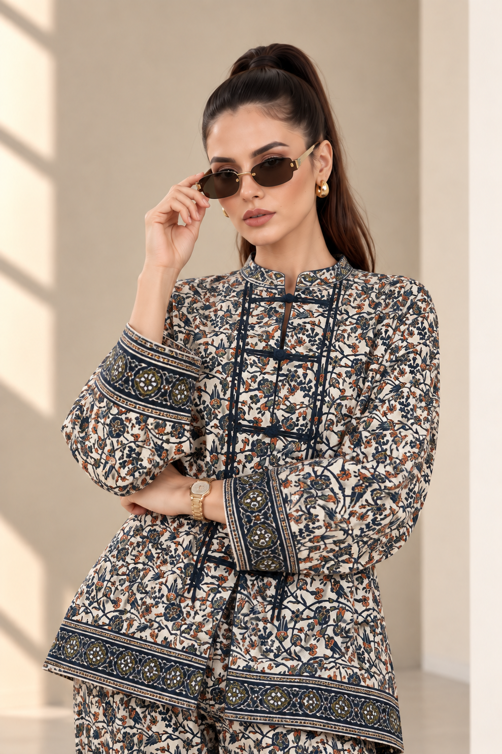 2 Piece – Printed Linen