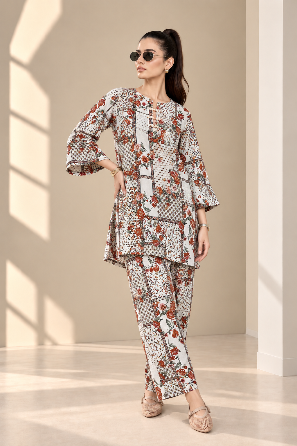 2 Piece – Printed Linen