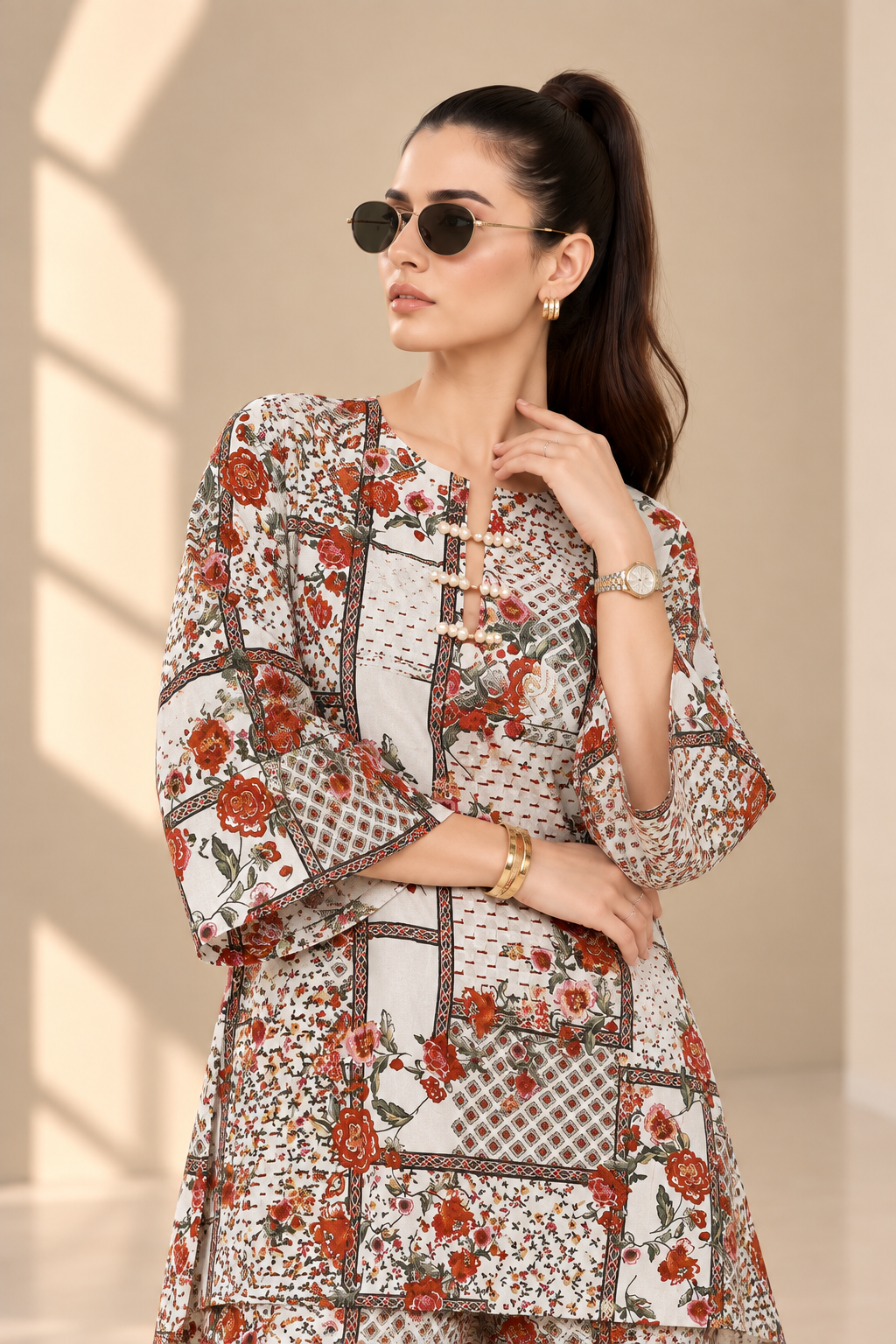 2 Piece – Printed Linen