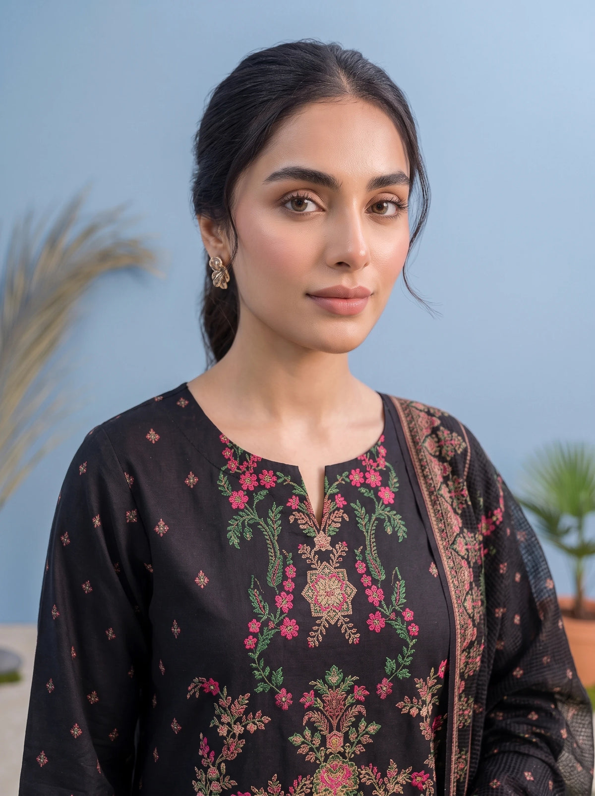 3 Piece – Printed Lawn