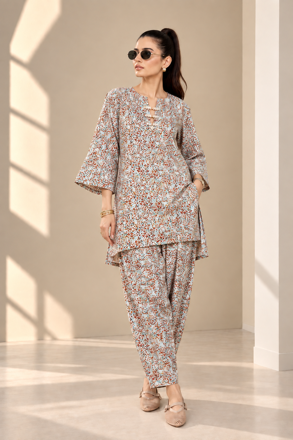 2 Piece – Printed Linen