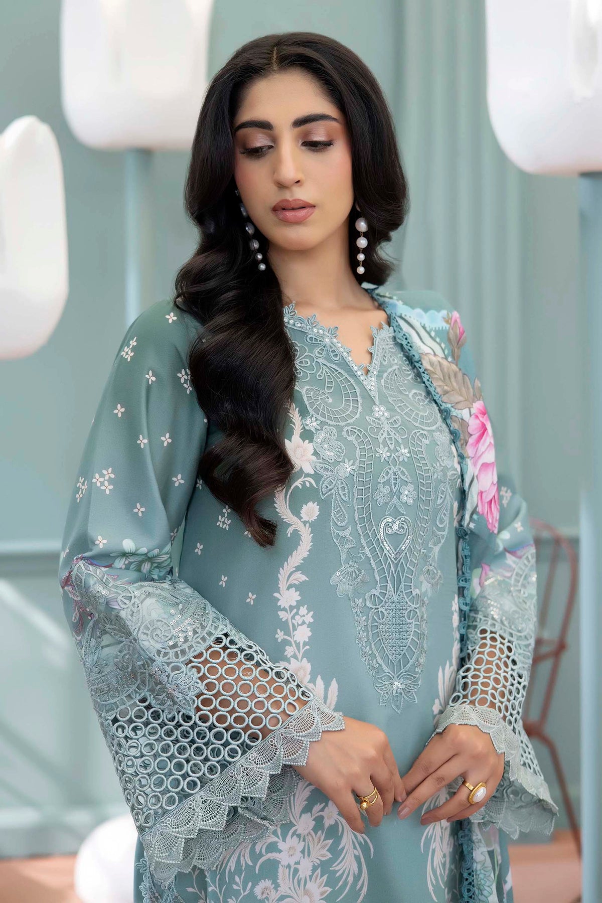 3 Piece – Printed Lawn