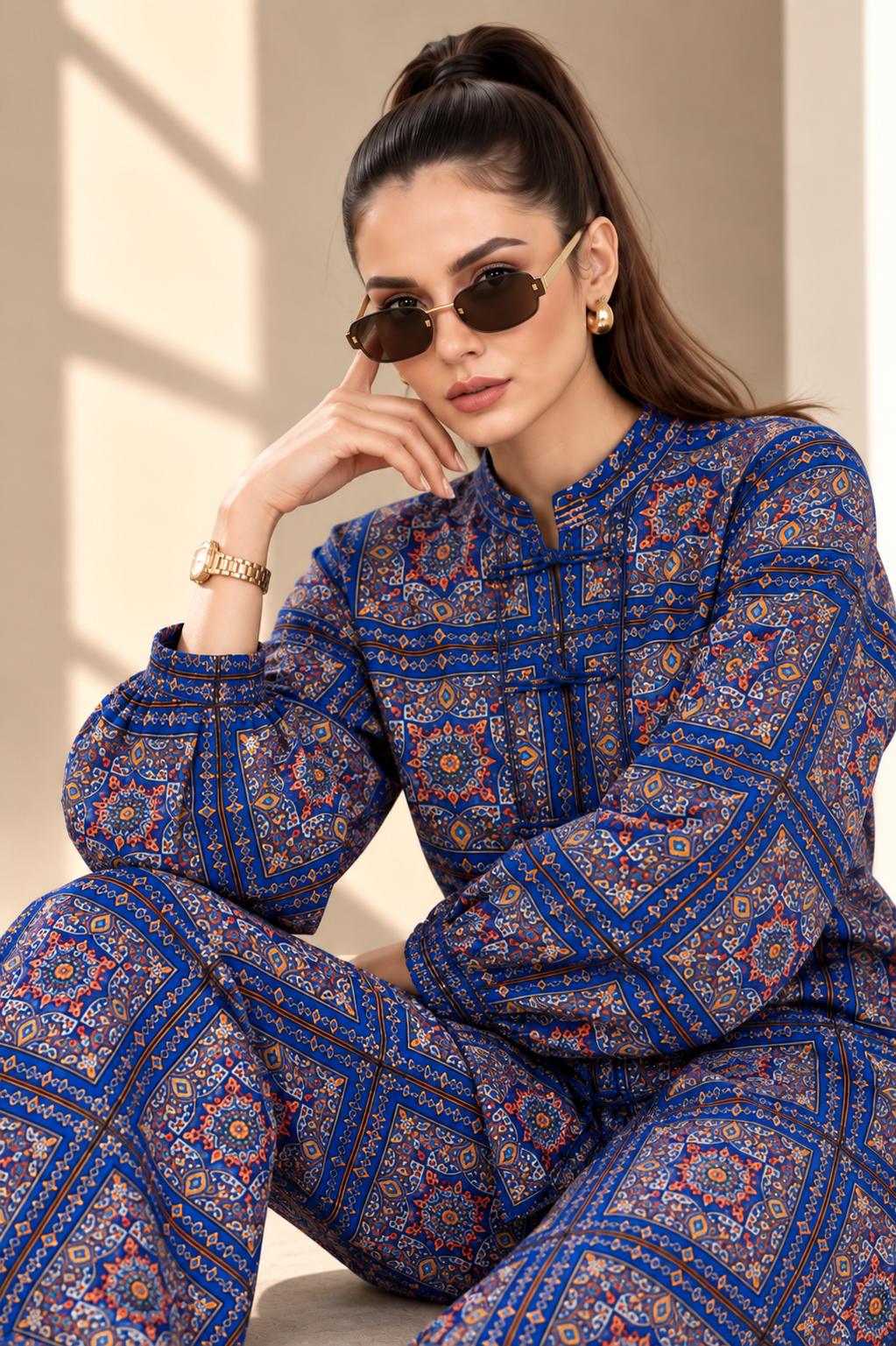 2 Piece – Printed Linen
