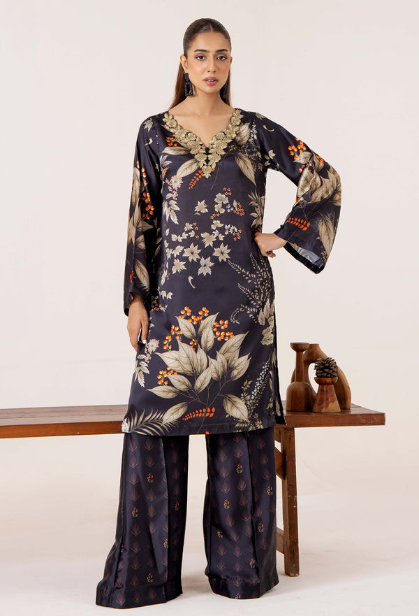 2-PC EMB SILK 7631
