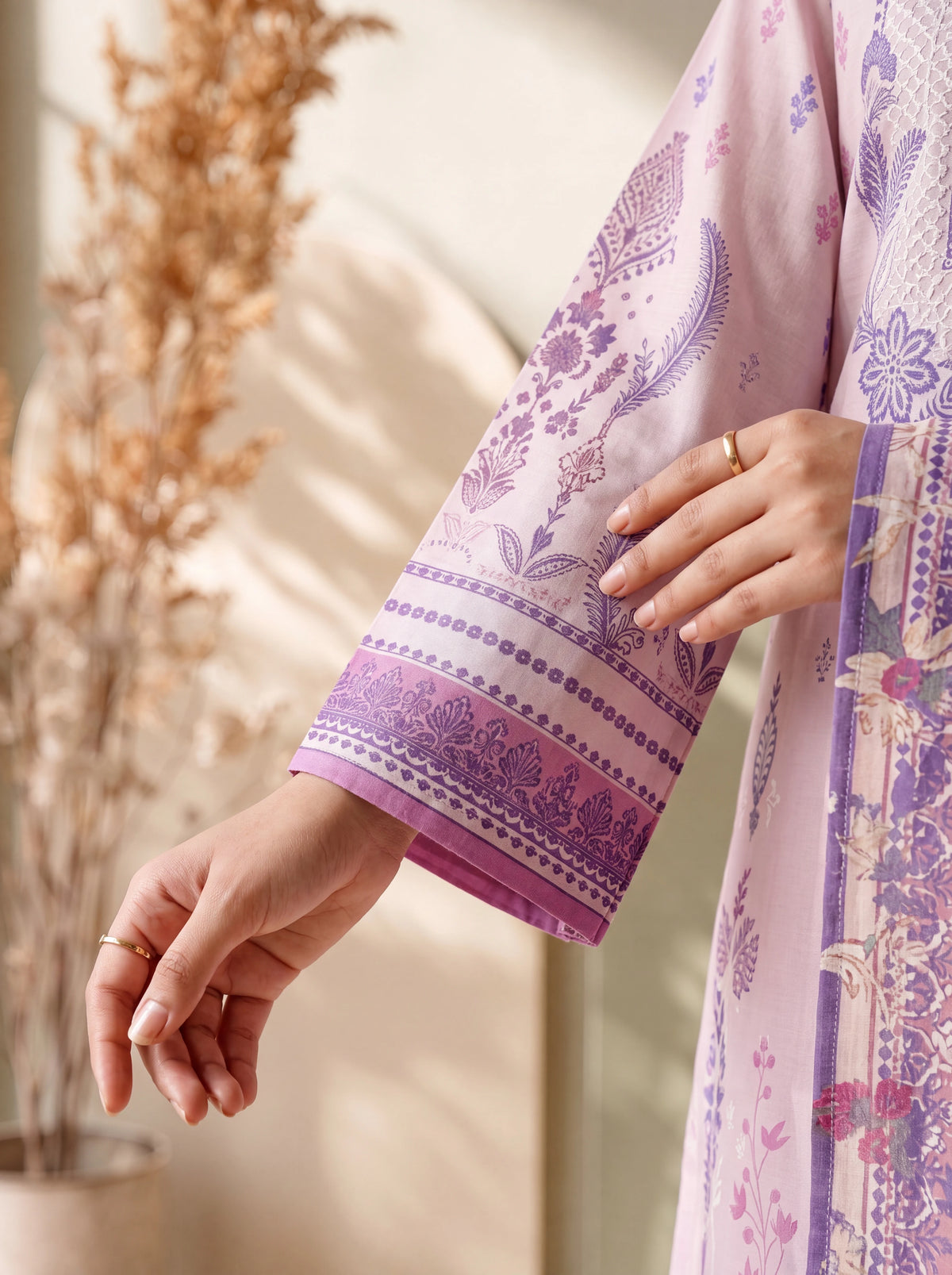 3 Piece – Printed Lawn