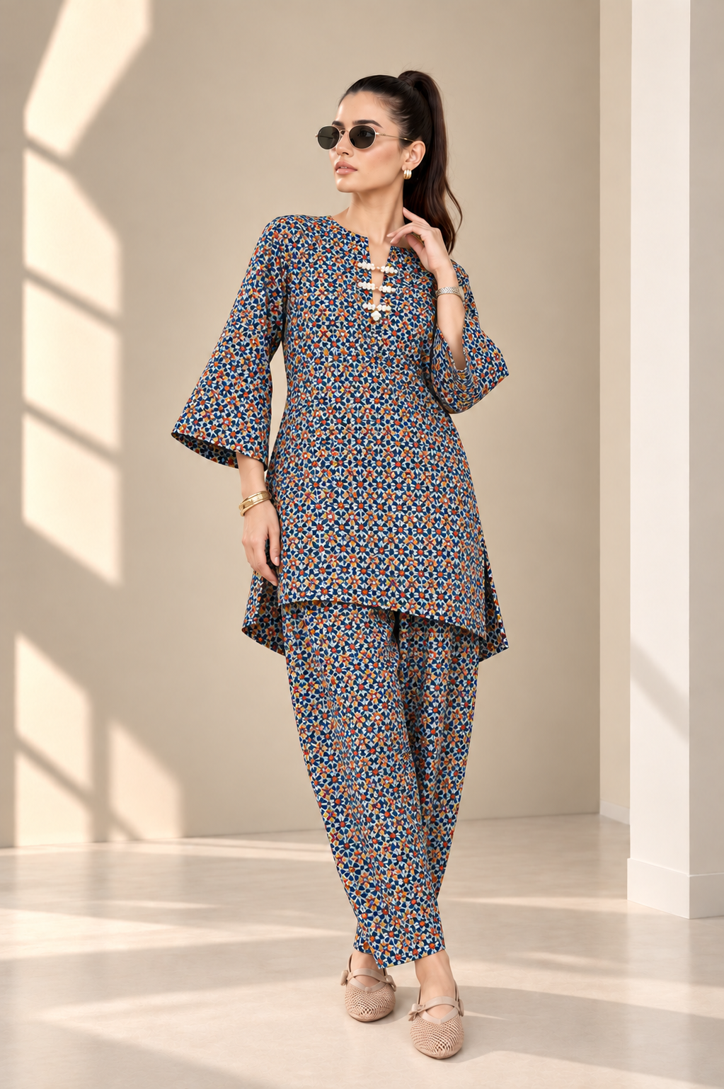 2 Piece – Printed Linen